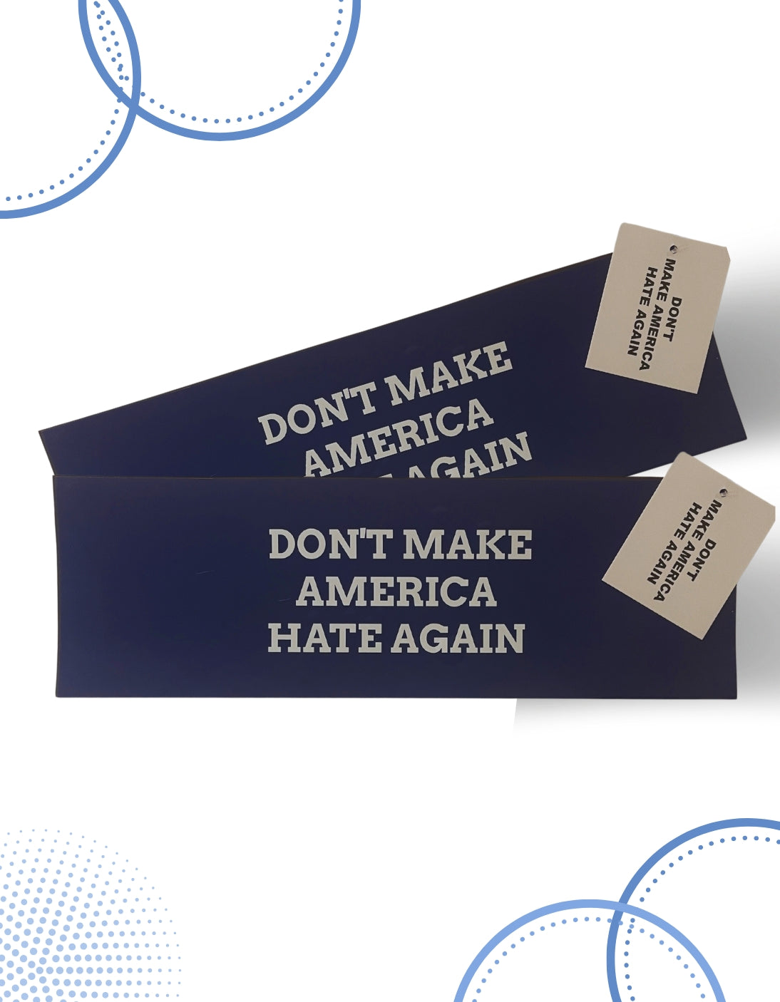 Magnetic+ Adhesive Bumper Sticker